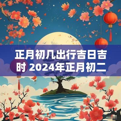 正月初几出行吉日吉时 2025年正月初二出行吉时是几点