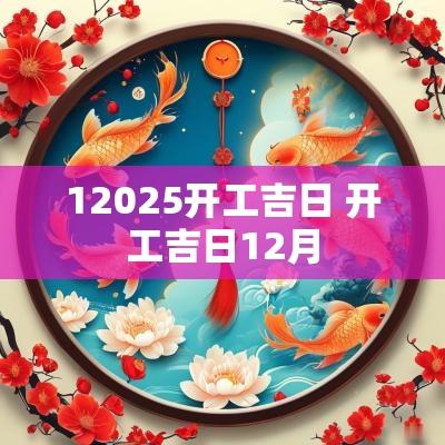 12025开工吉日 开工吉日12月