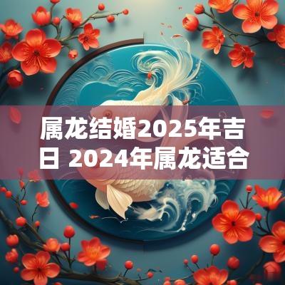 属龙结婚2025年吉日 2025年属龙适合结婚的日子