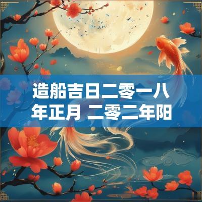造船吉日二零一八年正月 二零二年阳历八月提车吉日
