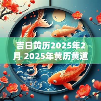 吉日黄历2025年2月 2025年黄历黄道吉日查询