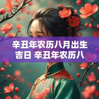 辛丑年农历八月出生吉日 辛丑年农历八月十五
