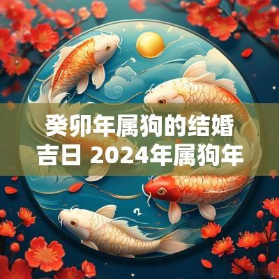 癸卯年属狗的结婚吉日 2025年属狗年适合结婚吗