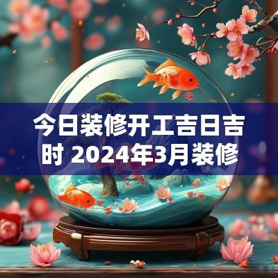 今日装修开工吉日吉时 2025年3月装修开工吉日吉时查询