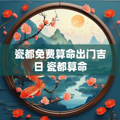 瓷都免费算命出门吉日 瓷都算命