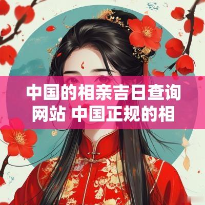 中国的相亲吉日查询网站 中国正规的相亲网站