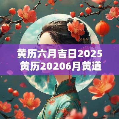 黄历六月吉日2025 黄历20256月黄道吉日