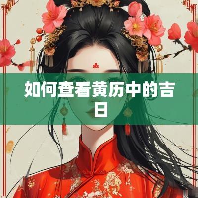 如何查看黄历中的吉日