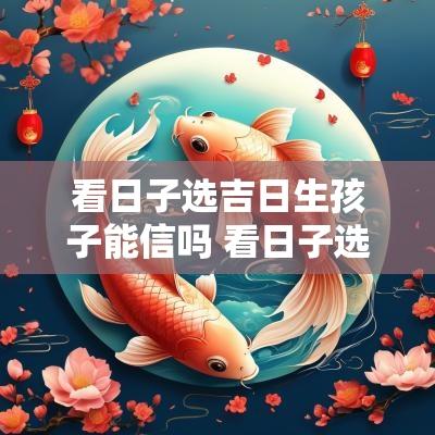 看日子选吉日生孩子能信吗 看日子选吉日2025生孩子