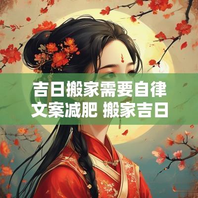 吉日搬家需要自律文案减肥 搬家吉日需要注意什么