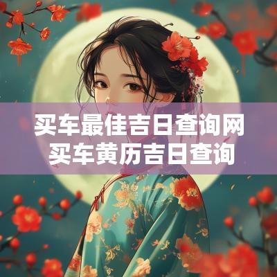 买车最佳吉日查询网 买车黄历吉日查询
