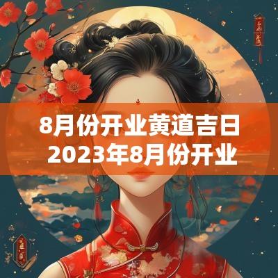 8月份开业黄道吉日 2025年8月份开业黄道吉日有哪几天