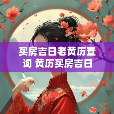 买房吉日老黄历查询 黄历买房吉日