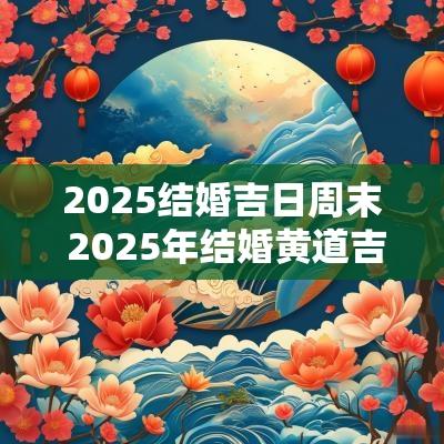 2025结婚吉日周末 2025年结婚黄道吉日有哪几天