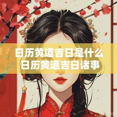 日历黄道吉日是什么 日历黄道吉日诸事不宜是什么意思