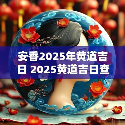 安香2025年黄道吉日 2025黄道吉日查询婚嫁