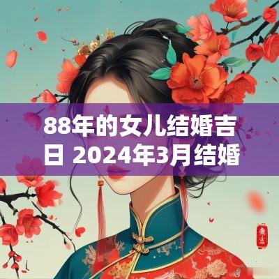88年的女儿结婚吉日 2025年3月结婚吉日