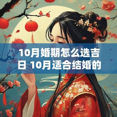 10月婚期怎么选吉日 10月适合结婚的黄道吉日