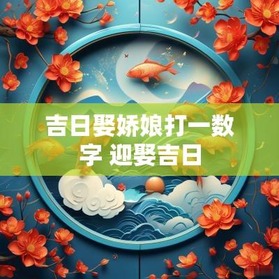 吉日娶娇娘打一数字 迎娶吉日