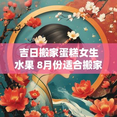 吉日搬家蛋糕女生水果 8月份适合搬家的黄道吉日