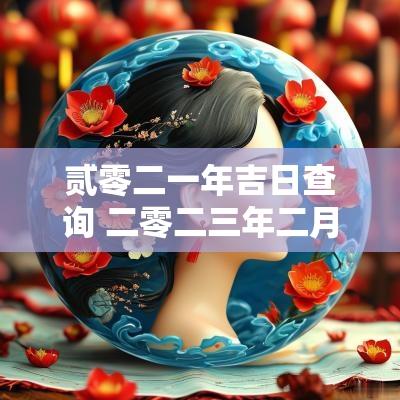 贰零二一年吉日查询 二零二三年二月出行吉日