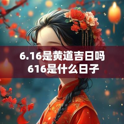6.16是黄道吉日吗 616是什么日子