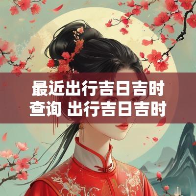 最近出行吉日吉时查询 出行吉日吉时每日查一查