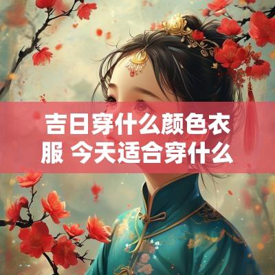 吉日穿什么颜色衣服 今天适合穿什么颜色的衣服吉日