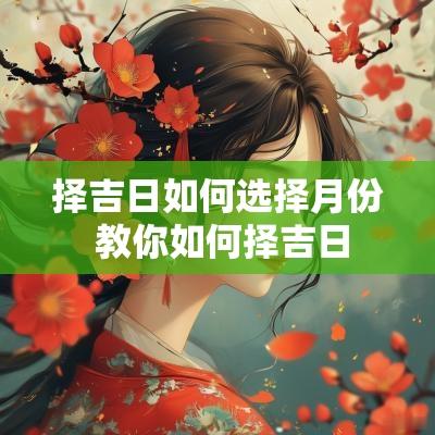 择吉日如何选择月份 教你如何择吉日