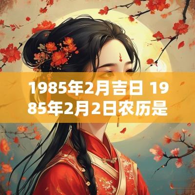1985年2月吉日 1985年2月2日农历是多少