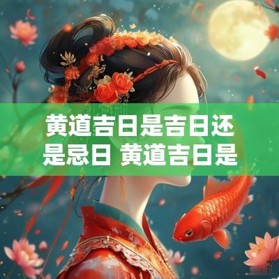 黄道吉日是吉日还是忌日 黄道吉日是农历还是阳历