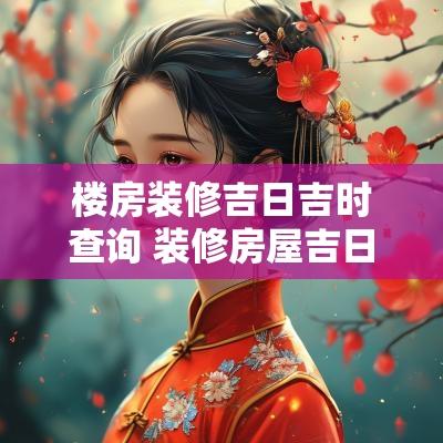 楼房装修吉日吉时查询 装修房屋吉日吉时黄历查询