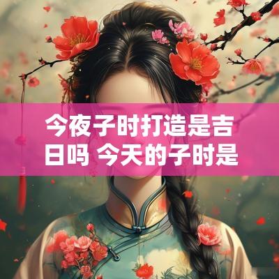 今夜子时打造是吉日吗 今天的子时是明天的吗