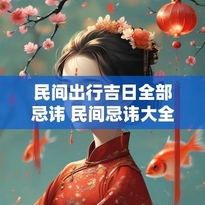 民间出行吉日全部忌讳 民间忌讳大全