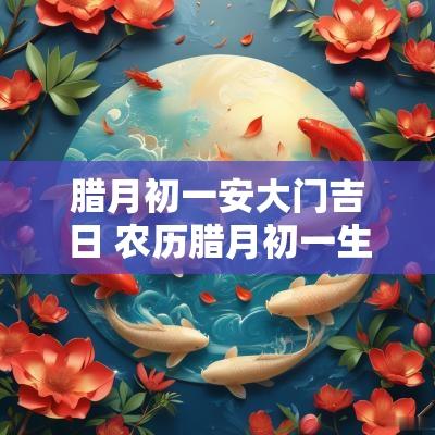 腊月初一安大门吉日 农历腊月初一生孩子是不是吉日