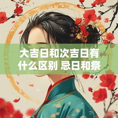 大吉日和次吉日有什么区别 忌日和祭日有啥区别