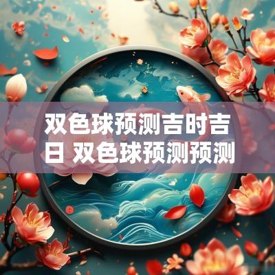 双色球预测吉时吉日 双色球预测预测最准确的2025