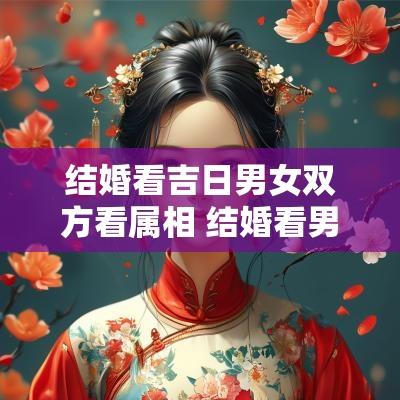 结婚看吉日男女双方看属相 结婚看男方日子还是看女方日子