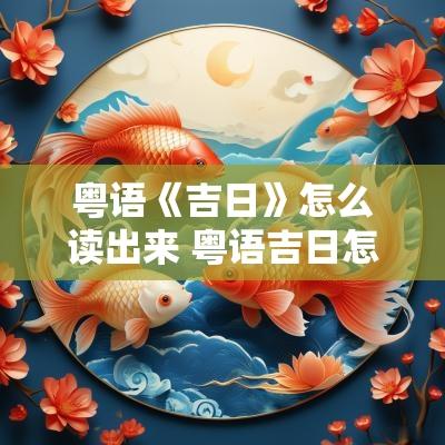 粤语《吉日》怎么读出来 粤语吉日怎么读出来的