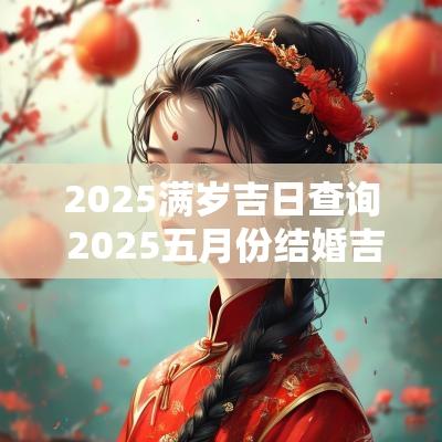 2025满岁吉日查询 2025五月份结婚吉日查询表格