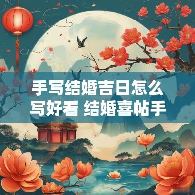 手写结婚吉日怎么写好看 结婚喜帖手写好还是机打好