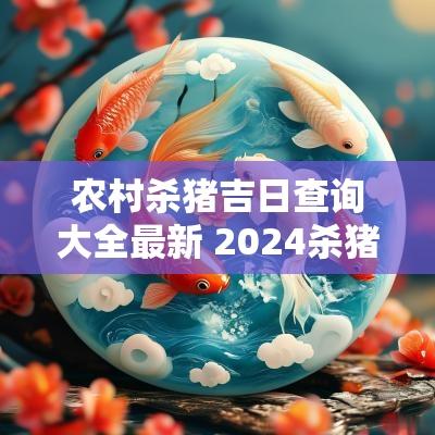 农村杀猪吉日查询大全最新 2025杀猪吉日查询