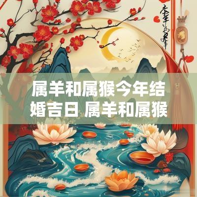 属羊和属猴今年结婚吉日 属羊和属猴的几月结婚为好