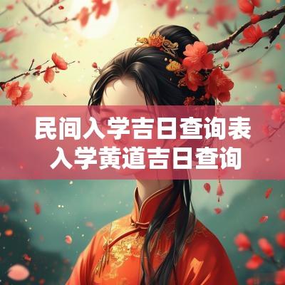 民间入学吉日查询表 入学黄道吉日查询