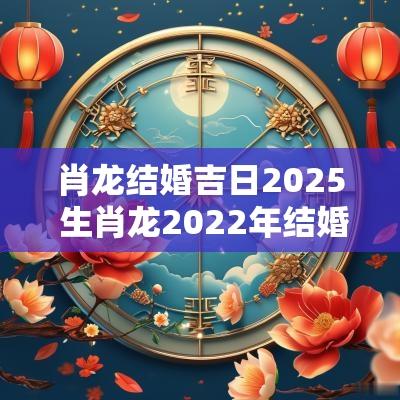 肖龙结婚吉日2025 生肖龙2025年结婚好吗
