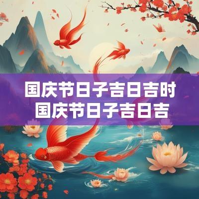国庆节日子吉日吉时 国庆节日子吉日吉时查询