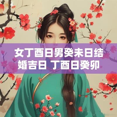 女丁酉日男癸未日结婚吉日 丁酉日癸卯时婚姻