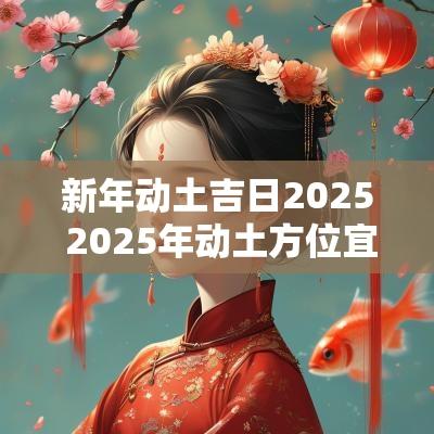 新年动土吉日2025 2025年动土方位宜忌