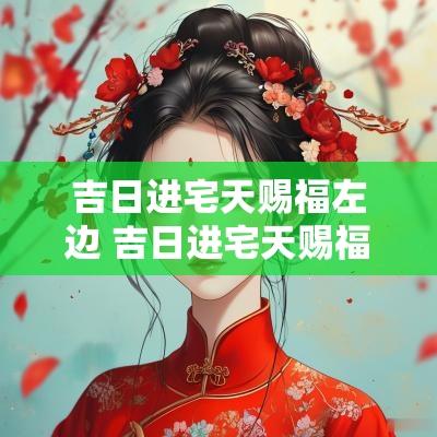 吉日进宅天赐福左边 吉日进宅天赐福上联贴哪边