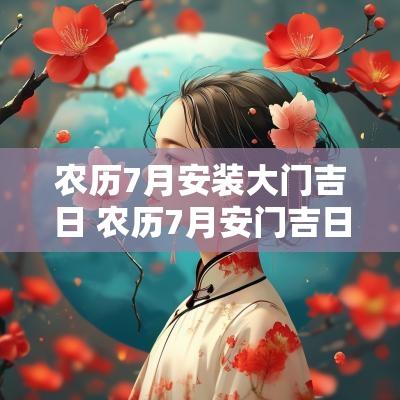 农历7月安装大门吉日 农历7月安门吉日一览表